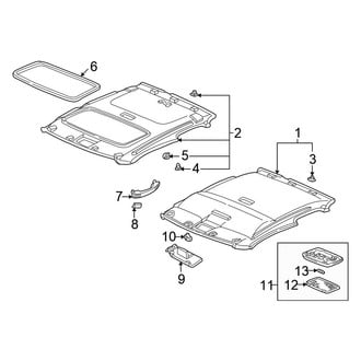 Honda OE - Roof - Interior Trim (EX / EX-R / LX / SE Coupe)