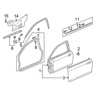 Honda OE - Door & Components (Coupe)