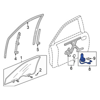 Honda OE - Front Right Window Motor