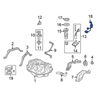 Honda OE - Fuel Sender and Hanger Assembly