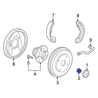 Honda OE - Rear Axle Nut