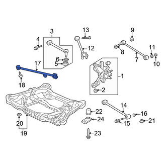 Honda OE - Rear Left Suspension Trailing Arm