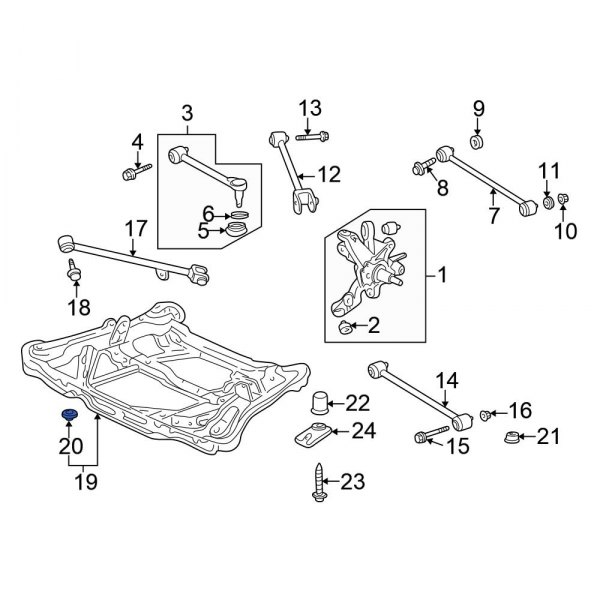 Suspension Crossmember Insulator