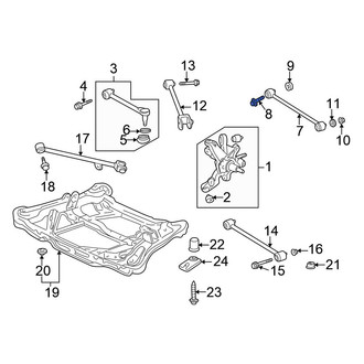 Honda OE - Rear Suspension Control Arm Bolt