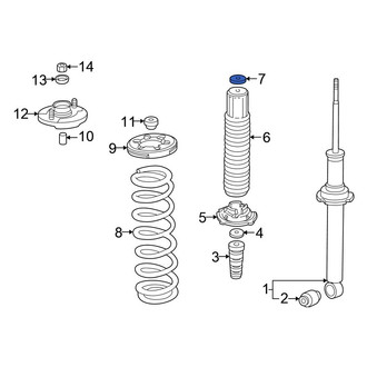 Honda OE - Rear Lower Suspension Strut Mount Washer