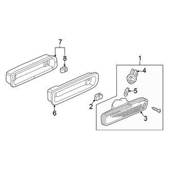 Honda OE - Rear Lamps - Side Marker Lamps (Coupe)