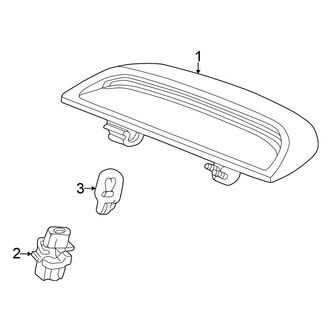 Honda OE - Rear Lamps - High Mounted Stop Lamp (Coupe)