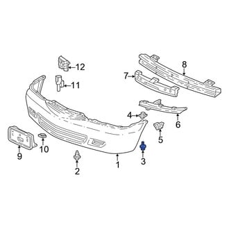 Honda OE - Front Bumper Cover Screw