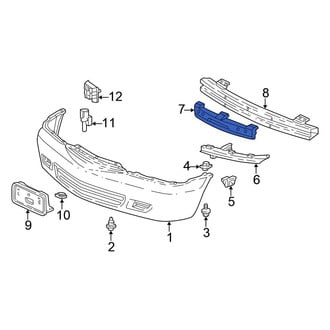 Honda OE - Front Bumper Impact Absorber