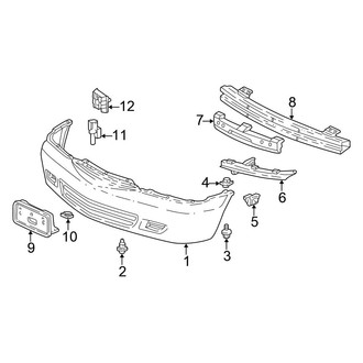 Honda OE - Front Bumper - Bumper & Components