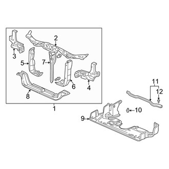 Honda OE - Radiator Support