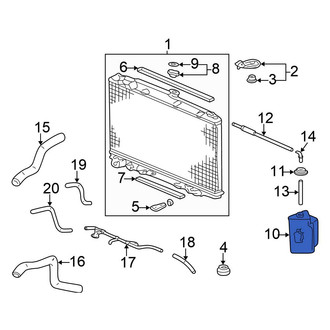 Honda OE - Engine Coolant Reservoir