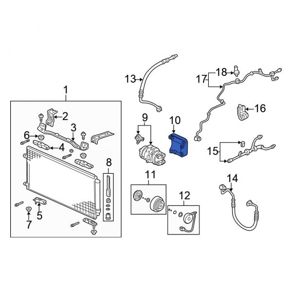 A/C Compressor Bracket