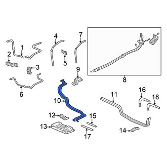Honda OE - HVAC Heater Hose