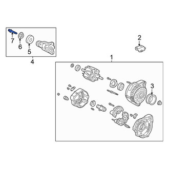 Honda OE - Belt Tensioner Pulley Bolt
