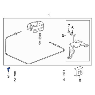 Honda OE - Cruise Control Cable Clamp