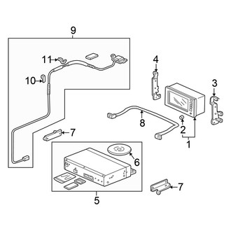 Honda OE - Electrical - Navigation System Components (EX)