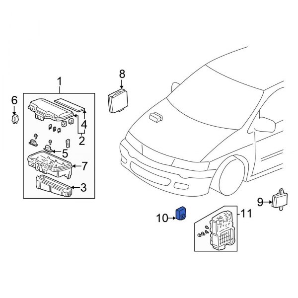 Honda OE 38380S0XA02 Keyless Entry Module
