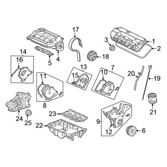 Honda OE - Engine Timing Cover Gasket