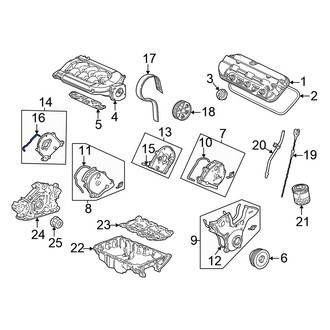 Honda OE - Engine Timing Cover Gasket