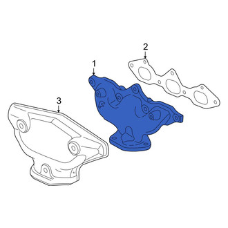 Honda OE - Left Exhaust Manifold
