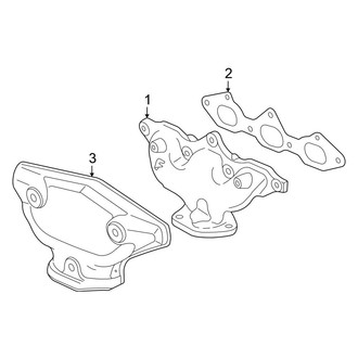 Honda OE - Exhaust System - Manifold (3.5L)