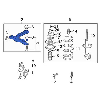 Honda OE - Rear Lateral Arm