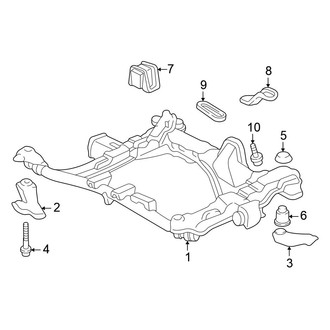 Honda OE - Front Suspension - Suspension Mounting