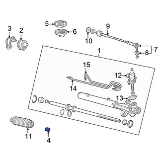 Honda OE - Left Rack and Pinion Mount Bushing