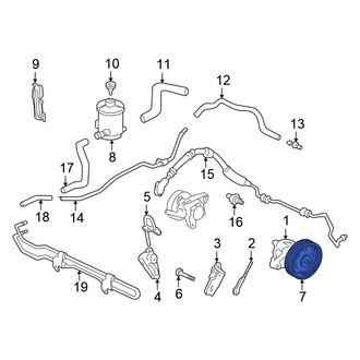 Honda OE - Power Steering Pump Pulley
