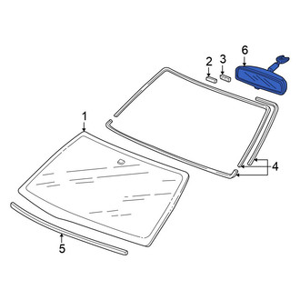 Honda OE - Front Interior Rear View Mirror