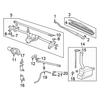 Honda OE - Windshield - Wiper & Washer Components