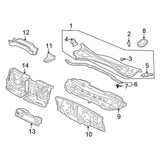 Honda OE - Hood Seal Clip