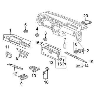 Honda OE - Instrument Panel Components