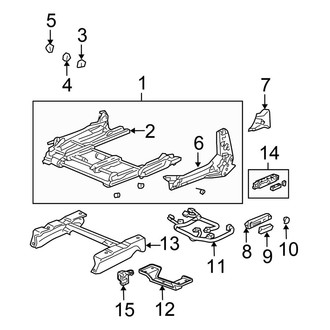 Honda OE - Seats & Tracks - Tracks & Components (Power Driver Seat)