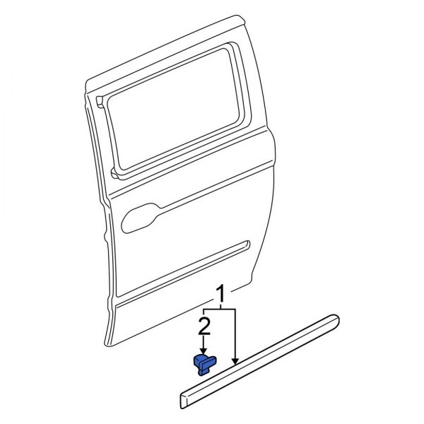 Door Molding Clip