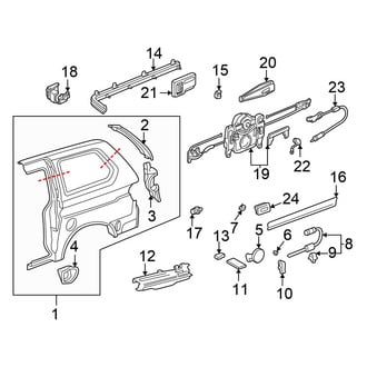 Honda OE - Side Panel & Components