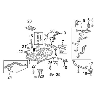 Honda OE - Fuel System Components