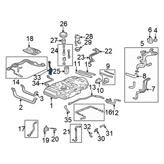 Honda OE - Fuel Sender and Hanger Assembly