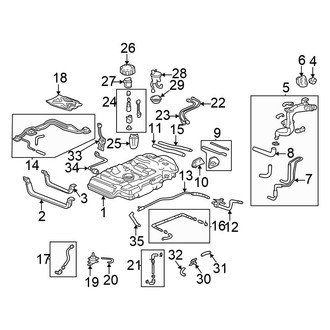 Honda OE - Fuel System Components