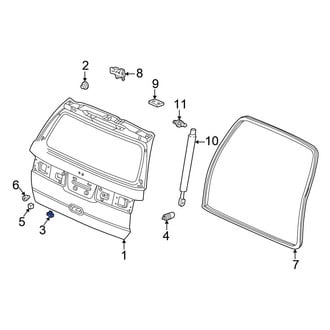 Honda OE - Rear Lower Liftgate Grommet
