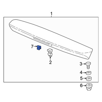 Honda OE - Spoiler Clip