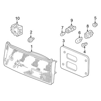Honda OE - Rear Lamps - Combination Lamps (On Lift Gate)