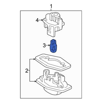 Honda OE - License Plate Light Bulb