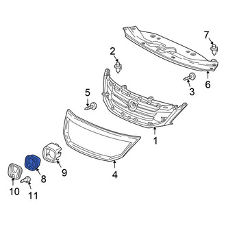 Honda OE - Grille Emblem Bracket