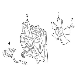 Honda OE - Cooling Fan (EX / EX-L / LX / Touring)
