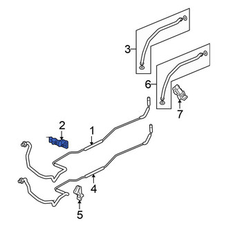 Honda OE - Rear A/C Refrigerant Line Bracket