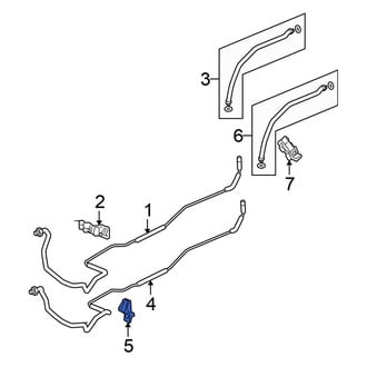 Honda OE - Rear A/C Refrigerant Line Bracket
