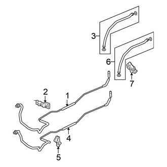 Honda OE - Air Conditioner & Heater - Rear A/C Lines