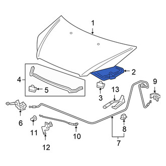 Honda OE - Front Hood Insulation Pad